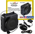 VoiceBooster Voice Amplifier for Teachers, 25W Rechargeable Speaker MR-AK38 | Portable Speaker with Wired Microphone Headset, Built-in MP3 Player & FM Radio for Classroom, Tour Guide, Public Speaking - Image 14