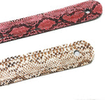 BORGBAR snake skin guitar strap lifestyle angle