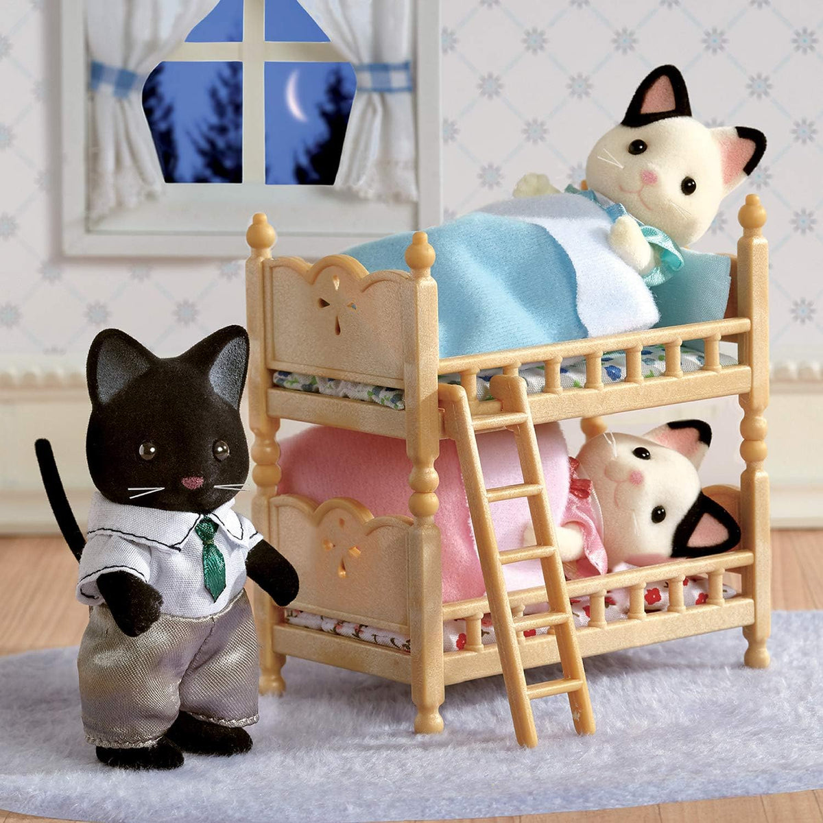 Calico Critters, Tuxedo Cat Family, Dolls, Dollhouse Figures, Collectible Toys, Multi, 3 inches - Image 3