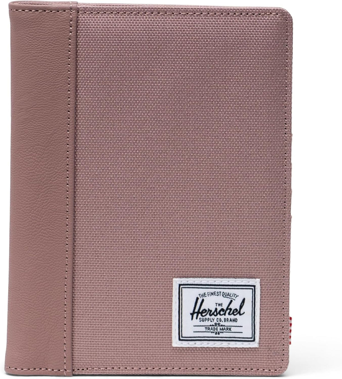 Herschel Raynor Passport Holder debossed logo close up
