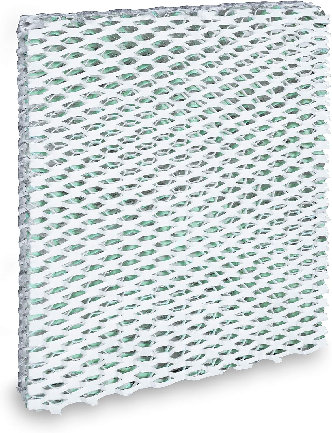 BestAir CB43 paper wick replacement filter angled side view showing reinforced mesh design