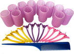 Kamay's hair styling rollers arranged in packaging