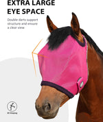 Harrison Howard horse mask mesh material detail