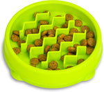 Catstages Kitty Slow Feeder Bowl for Cats & Small Dogs, Puzzle Dish for Fast Eaters, for Wet or Dry Food, Helps Slow Eating & Aid Digestion, Non-Slip, Made Without BPA, 3/4 Cup, 5-Inch, Blue - Image 12