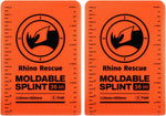 RHINO RESCUE First Aid Moldable Splint 36" X 4.3" Orange-Gray (6, Bundle) | Lightweight Aluminum Splint Emergency Supplies with Bandages Keep Bones in Position for Hiking, Military, HSA/FSA Approved - Image 11