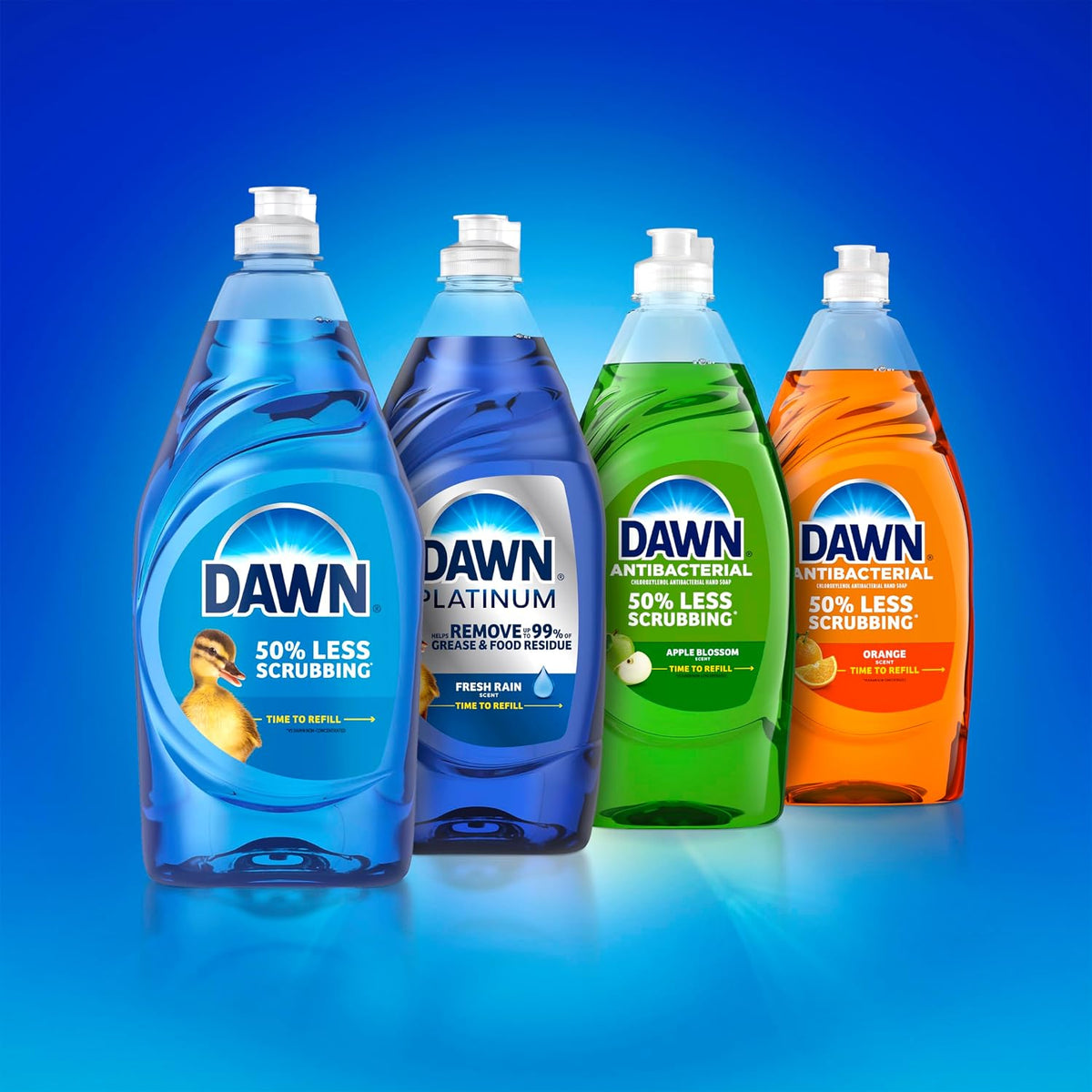 Dawn Platinum Fresh Rain variant packaging angle view