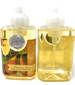 Michel Design Works Olive Grove foaming soap styled in bathroom setting