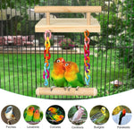 FrgKbTm wooden exercise stand with mini ferris wheel toy