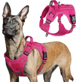 rabbitgoo Tactical Dog Harness for Large Dogs, No Pull Military Service Vest with Handle & Molle, Easy Control for Training Walking, Adjustable Reflective Straps, Black, L - Image 13