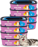 4 Pack Cat Litter Refills Bags, Cat Litter Refill Bags Cartridge, 92 Total FT, Multi-Layer Odor Control, Compatible with Standard, Plus, Style, XL+, Design, Essential Pail, Kitty Pet Waste Square Box - Image 9