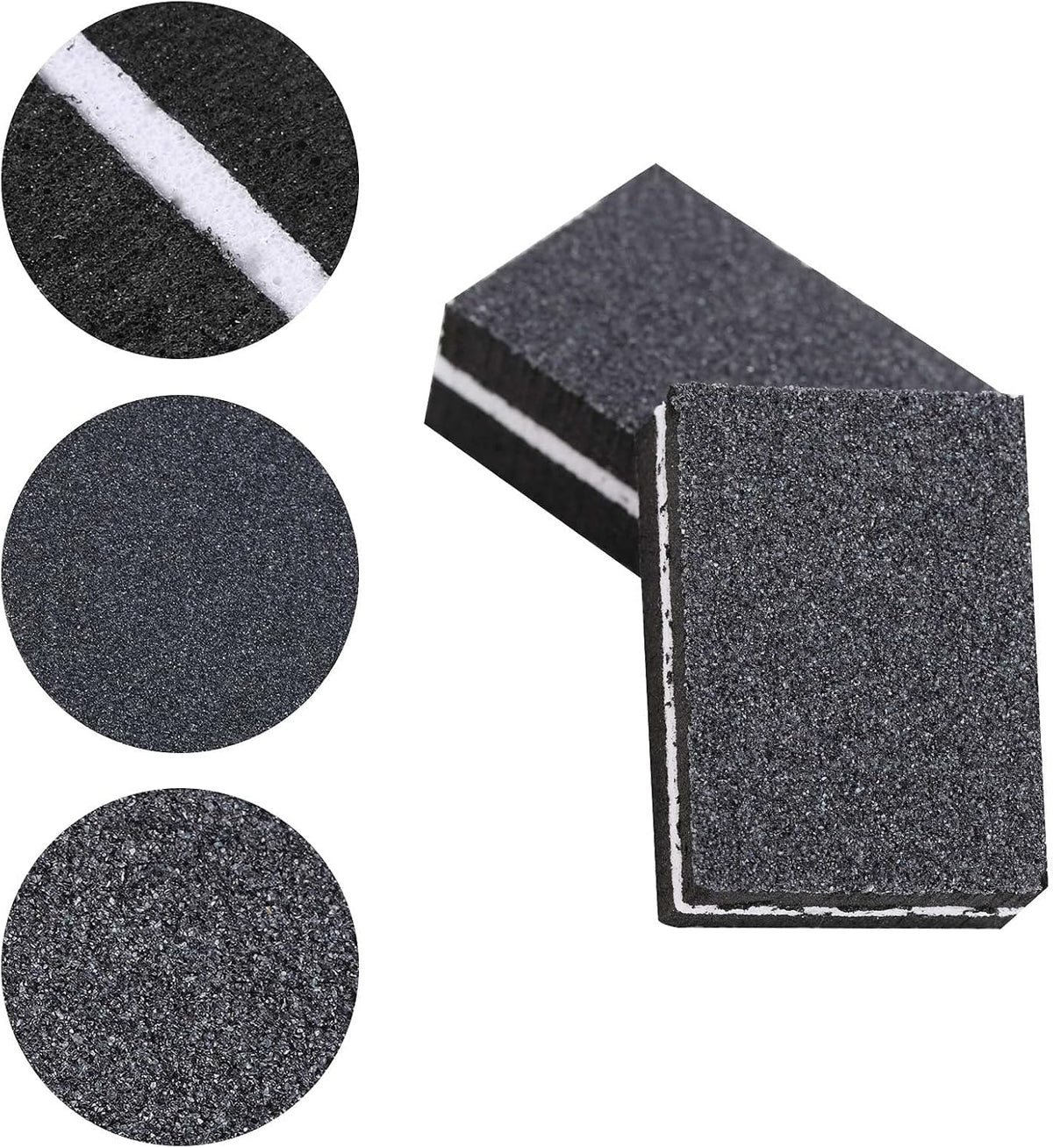 acDesign acrylic nail buffer blocks shown inside a portable cosmetic bag