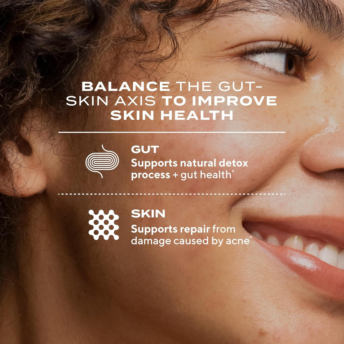 Murad Pure Skin Acne Supplements side view showing tablet benefits