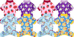 XPUDAC 4 Pack Dog Christmas Pajamas Santa Pet Clothes for Small Dogs, M | Stretchy, Soft, Breathable, Sleepwear, Warm, Christmas Dog Outfit, Gentle on Skin, Shedding Suit, All Seasons, Holiday - Image 14