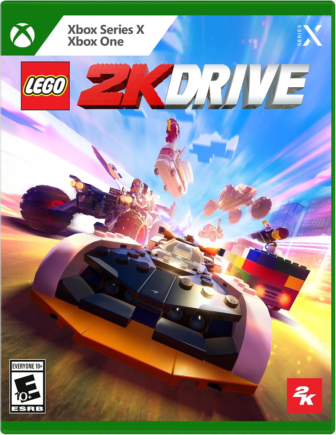 2K LEGO 2K Drive Xbox Series X front view game box packaging