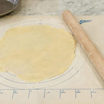 Ateco professional pastry rolling pin angled view