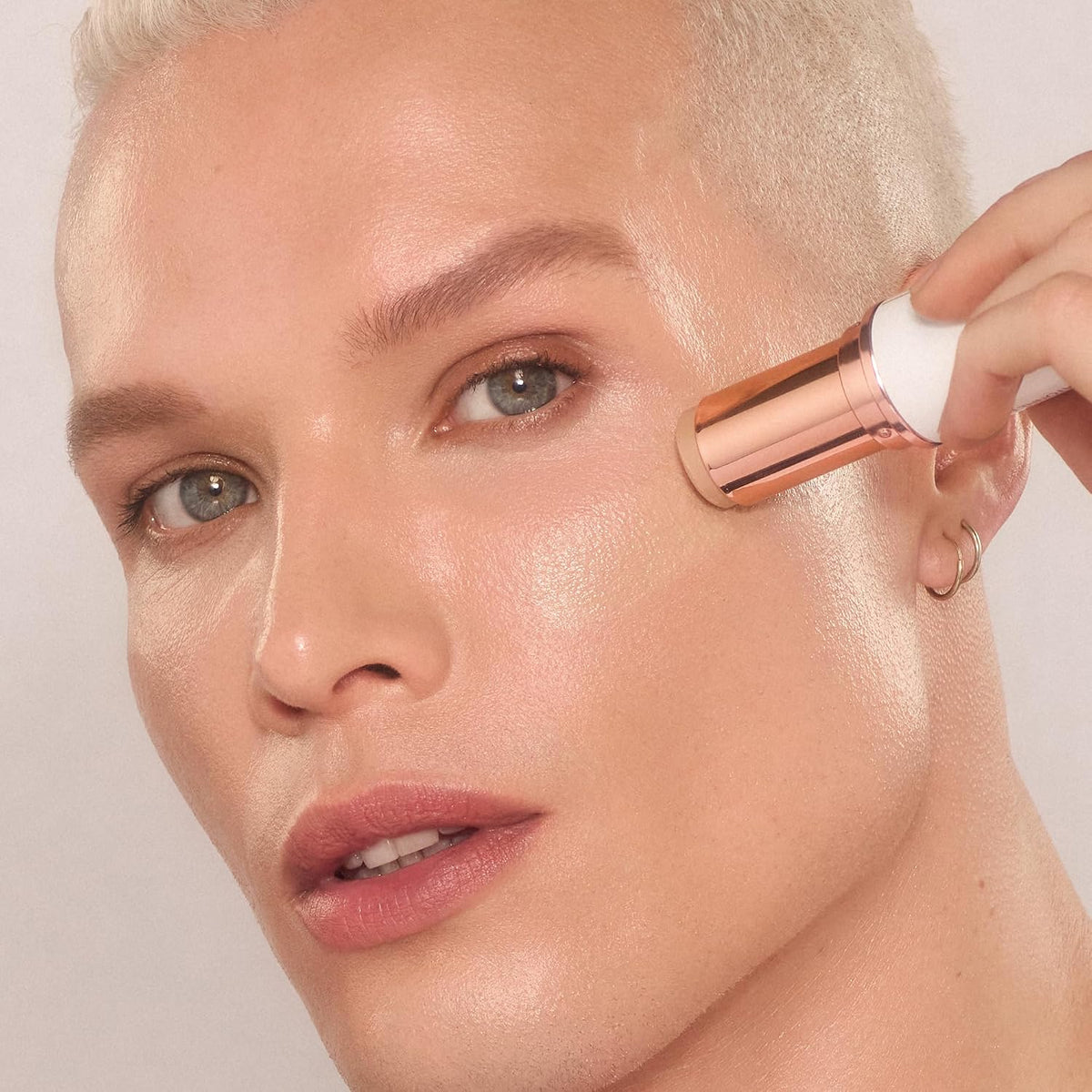 Charlotte Tilbury Unreal Skin dewy radiance makeup stick application