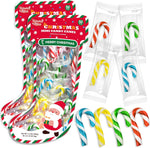 Twinkle Bites mini Christmas candy canes front view of festive holiday packaging