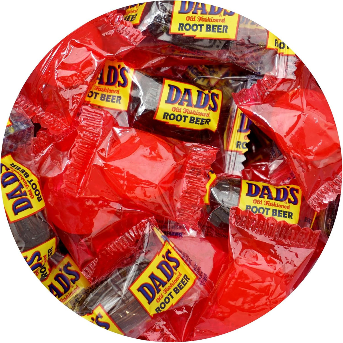 Selection of traditional flavored hard candies for events