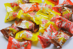 Assorted Mexican chili candy pieces unwrapped