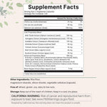 Micro Ingredients Liver Advanced Plus supplement facts nutritional panel label