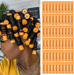 100pcs Perm Rods Set - 5 Sizes Cold Wave Rollers for Natural Curling, Styling and Hairdressing (Orange, Purple, Gray, Blue, Yellow) - Image 9