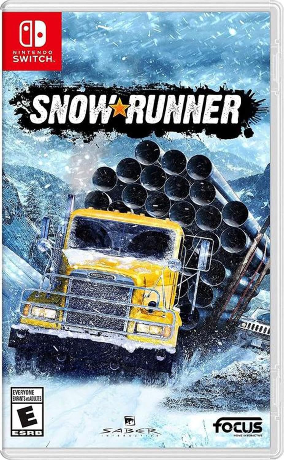 Maximum Games Snowrunner Nintendo Switch front view game case