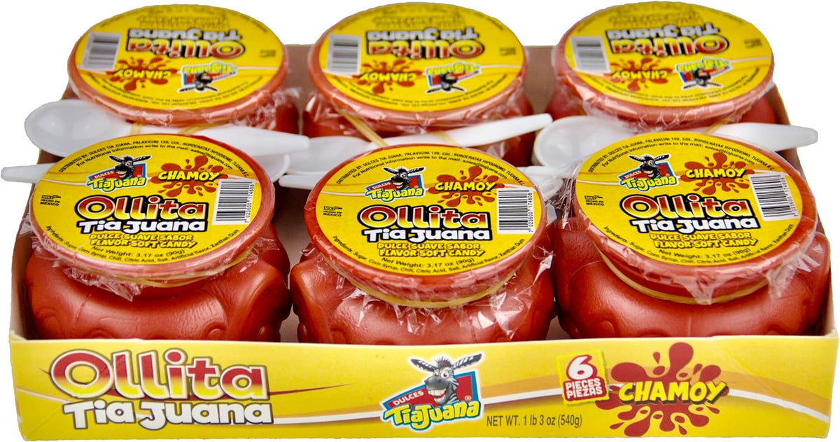 Assorted Ollita Tiajuana mini tamarind candy pots