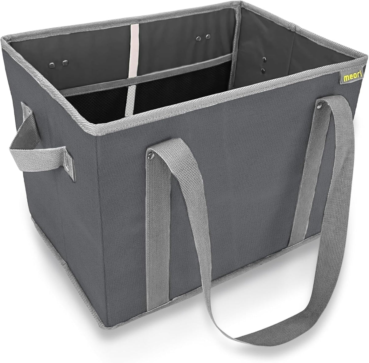 meori Foldable Grocery Basket Collapsible Reusable Market Tote Bag Picnic Errands Shopping - Image 12