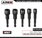 ARES 70029 5 piece nut driver set on storage rail