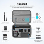 Flymile travel case open showing custom molded EVA foam compartments