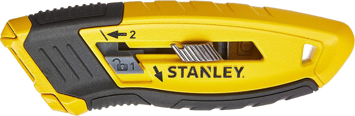 Stanley control-grip retractable utility knife front view