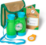 Melissa & Doug Let's Explore Binoculars and Compass Play Set front view