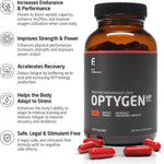 First Endurance OptygenHP 120 capsules package back label
