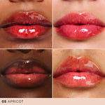 Clarins Lip Comfort Oil applicator wand and liquid texture