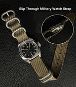 Tactical Frog Steelflier SF745 watch stainless steel case back