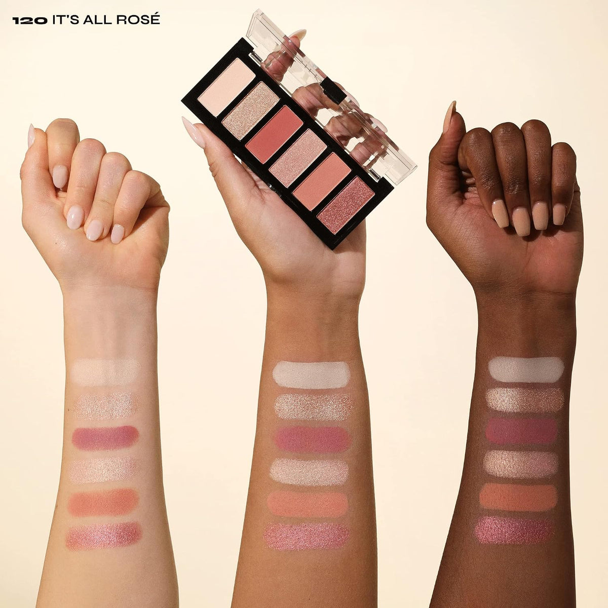USA imported high pigment eyeshadow palette packaging details