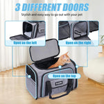 SweetBin expandable cat carrier side profile
