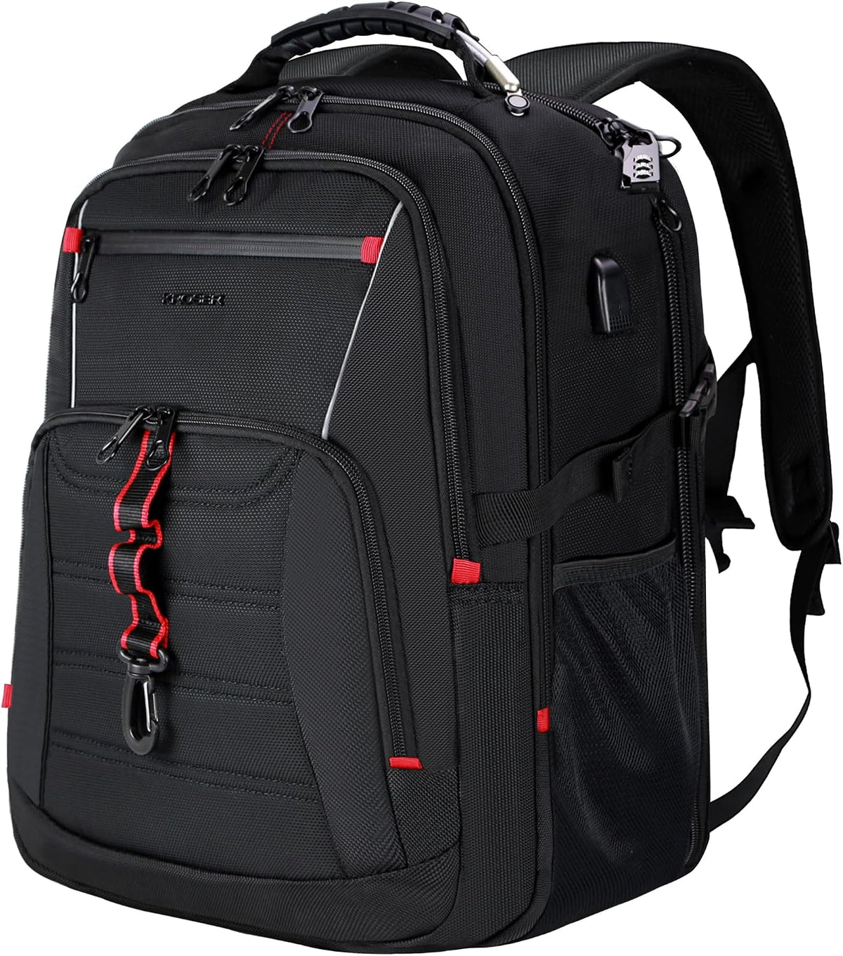 KROSER travel laptop backpack front view