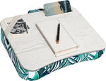 LapGear tropical palm leaves designer lap desk front view
