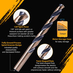 Rogaper 29pcs HSS drill bit kit open display