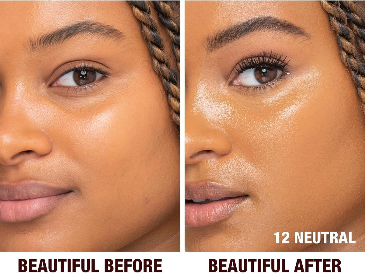 Charlotte Tilbury medium coverage liquid foundation bottle packaging texture