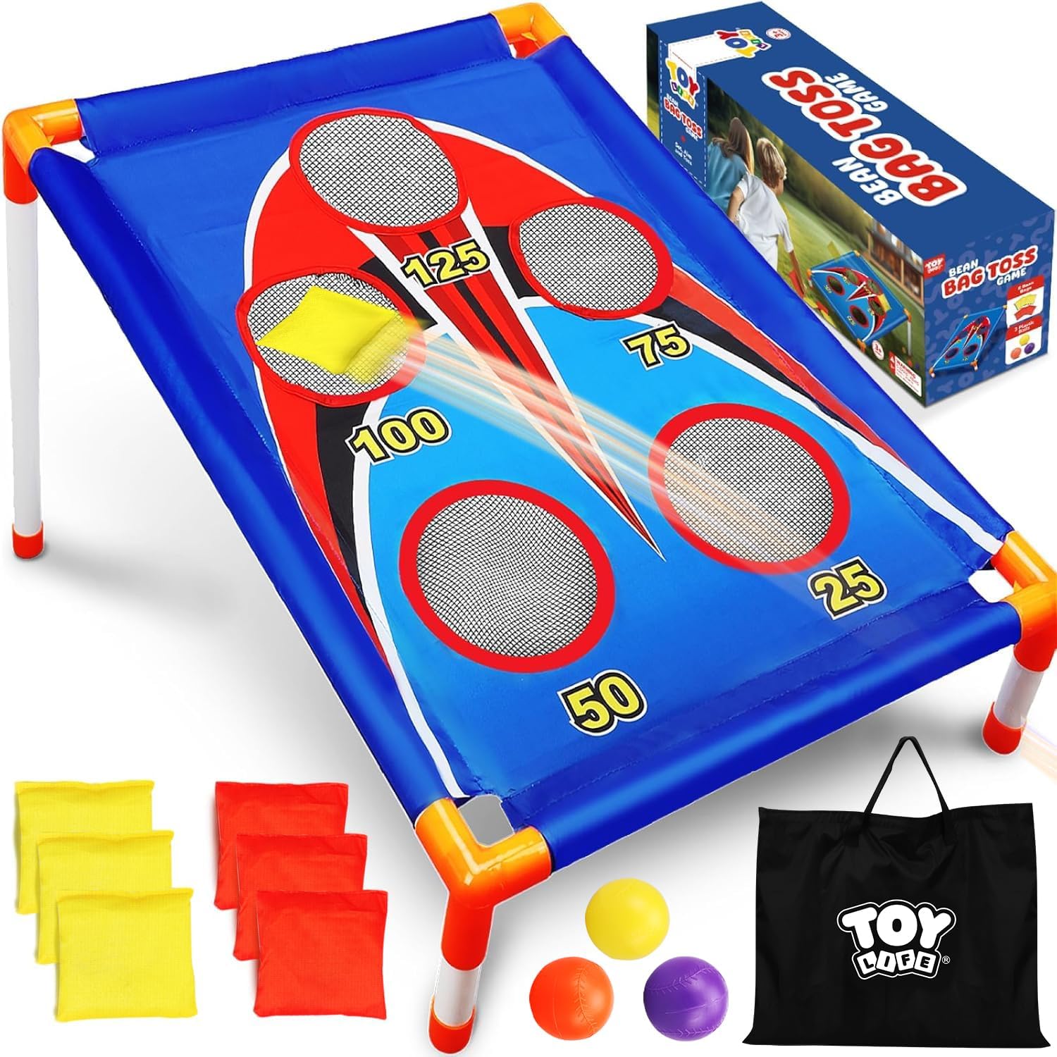 Toy Life Kids Bean Bag Toss game front view showing target board