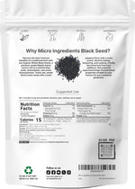 Micro Ingredients Nigella Sativa seeds macro texture close up