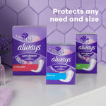 Always Xtra protection liners core technology graphic