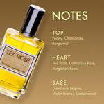 Perfumer's Workshop Tea Rose yellow liquid presentation