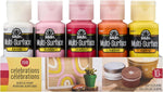 FolkArt acrylic paint bottles showing color variety