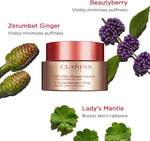 Clarins V-Facial Intensive Wrap Face Mask creamy texture showcase