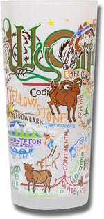 Catstudio Summer Colorado glass styled in a kitchen bar setting