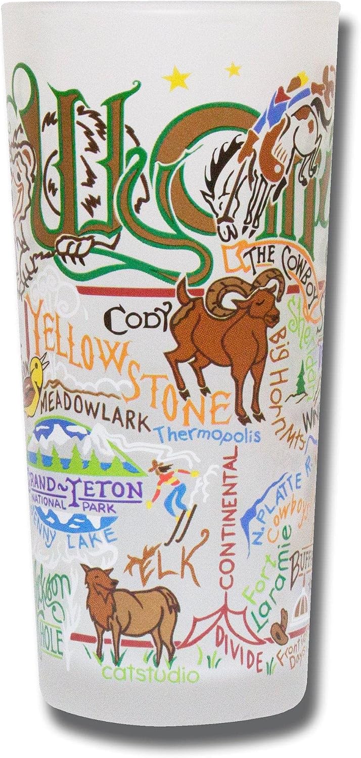 Catstudio Summer Colorado glass styled in a kitchen bar setting