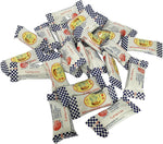 Individually wrapped authentic Indonesian style ginger chews spread out from the bag